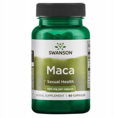 SWANSON Maca extract 500mg- 60 kaps.