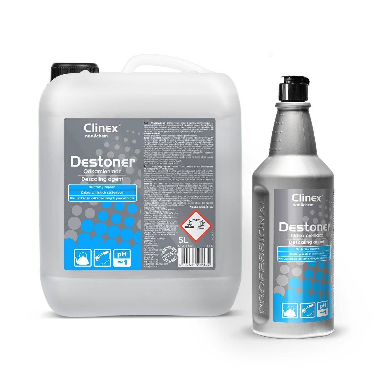 CLINEX Destoner 1L profesjonalny