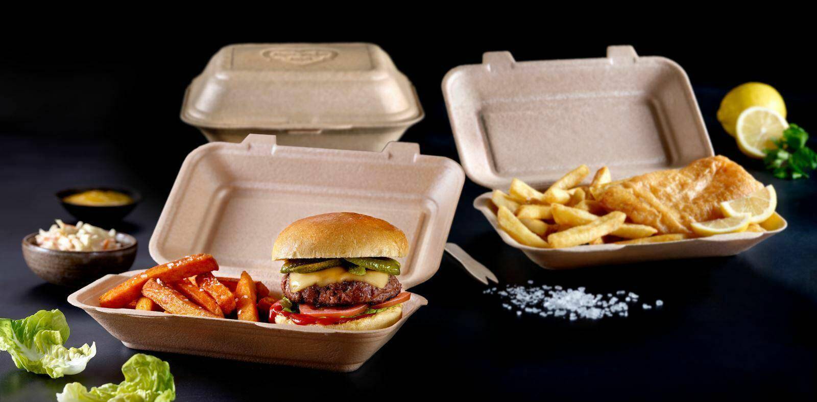 Menubox XPP 1/2 obiadu op.200szt brązowy