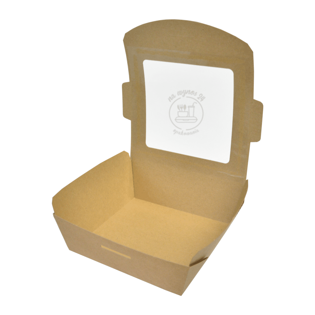 Pudełko brązowe sałatkowe 350ml (Zdjęcie 1)