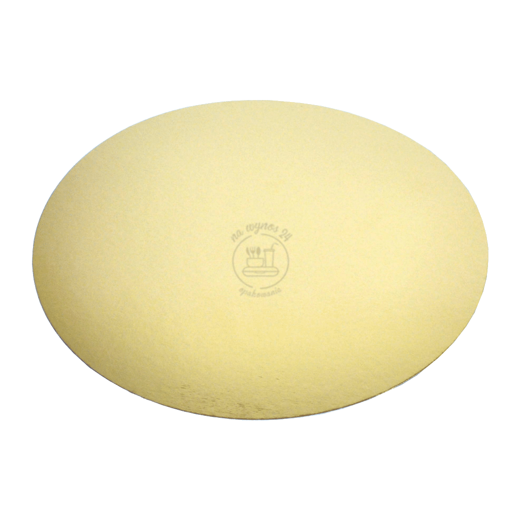 Podkład pod tort śr.20cm ZŁOTY