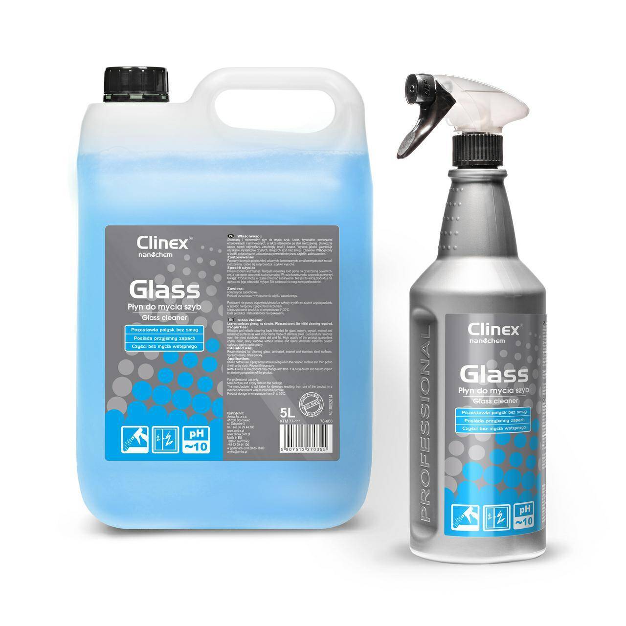 CLINEX Glass 1L płyn do mycia szyb (k/6)