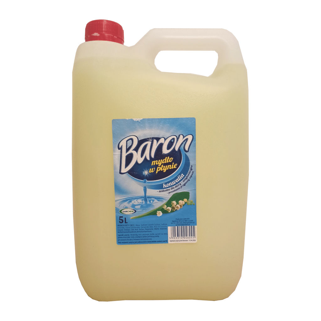 Mydło w płynie BARON 5L HDPE - KONWALIA (Zdjęcie 1)