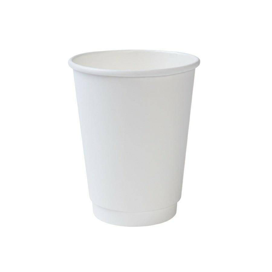 Kubek PAP/PLA DW 300ml biały op.25szt.
