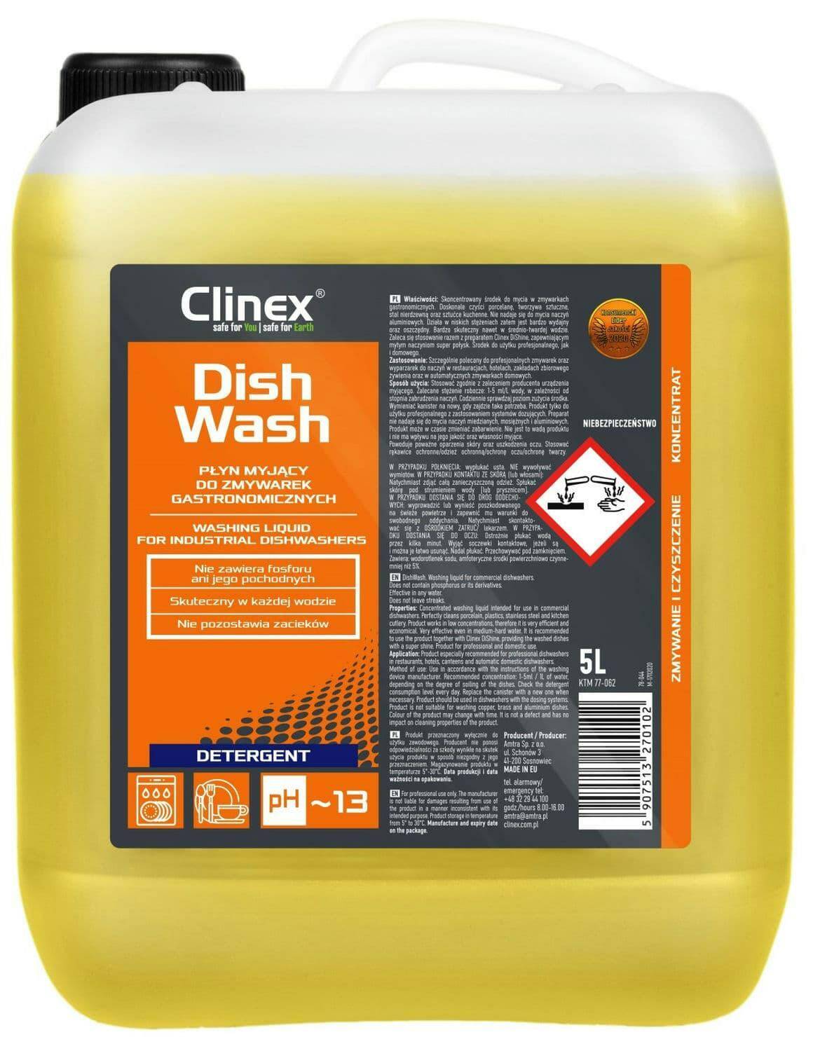 CLINEX DishWash 5L płyn myjący do