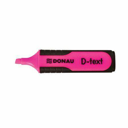 Zakreślacz fluorescencyjny różowy DONAU (Zdjęcie 1)