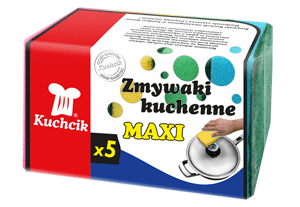 KUCHCIK gąbka zmywak MAXI op.5szt.
