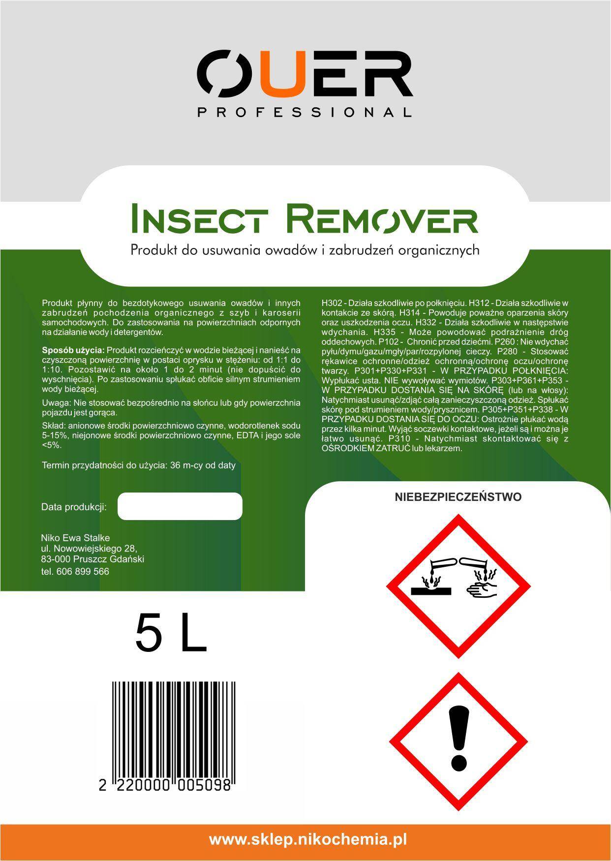OUER - Insect Remover 5l (Zdjęcie 2)