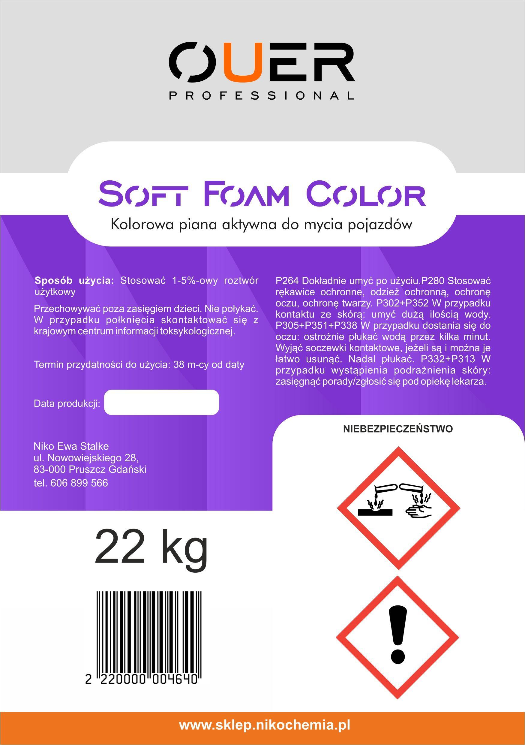 OUER - Color  Soft Foam 22kg