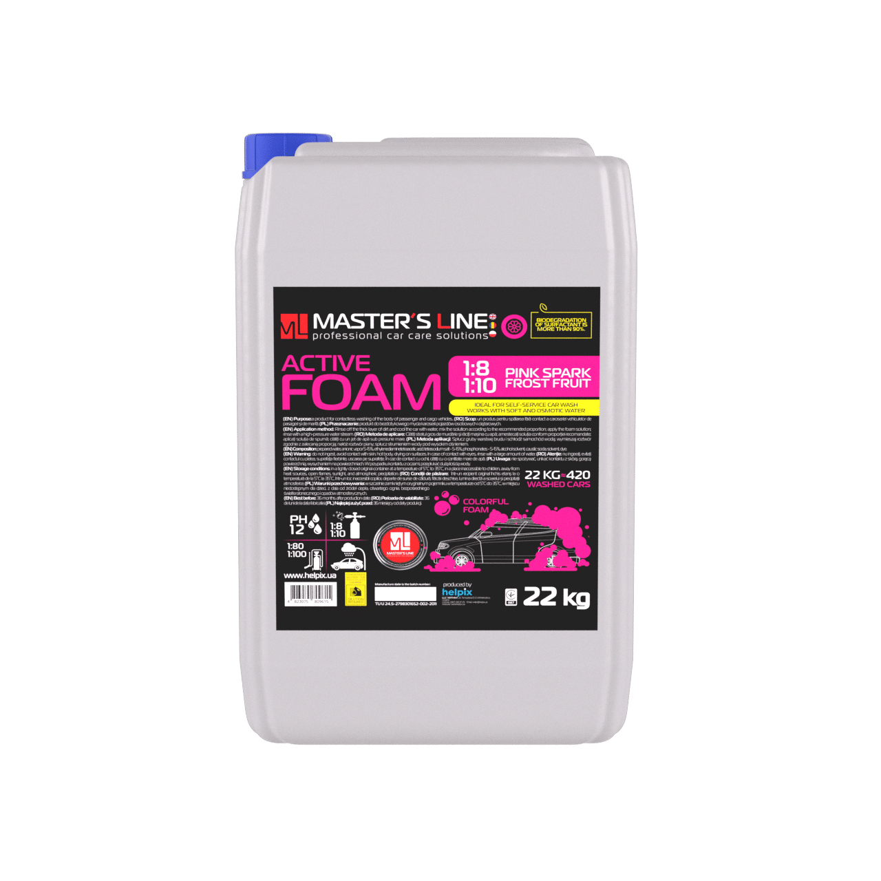 MASTER`SLine Active Foam Pink Spark (Zdjęcie 1)