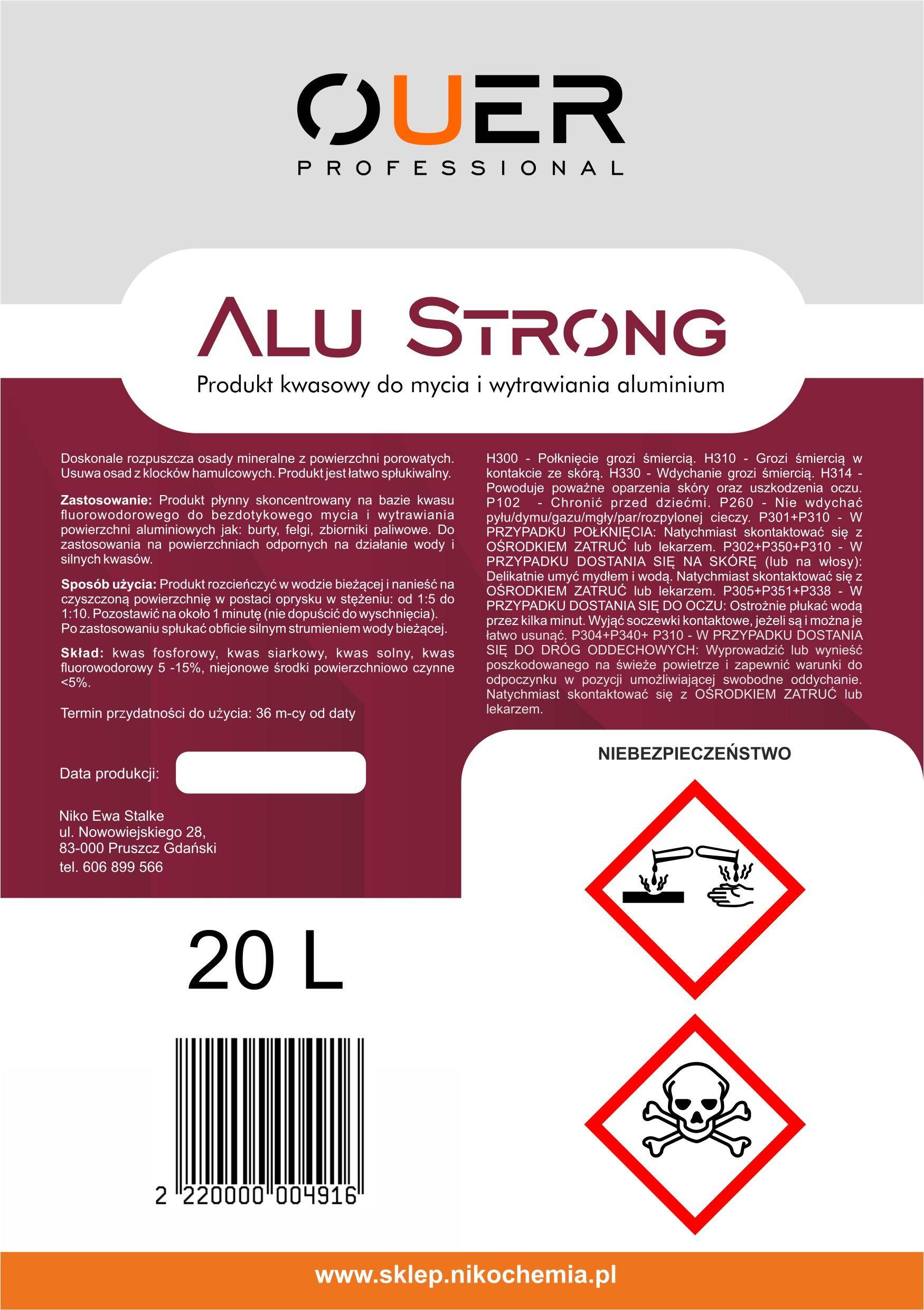 OUER - Alu Strong 20 L (Zdjęcie 1)