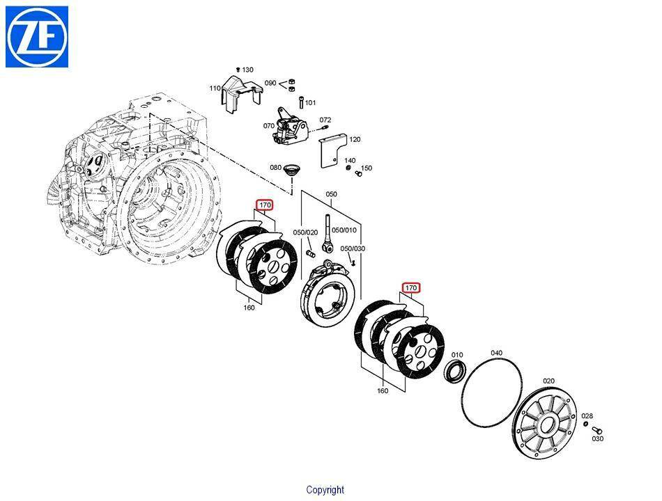 Brake disc Case CVX CS Steyr CVT