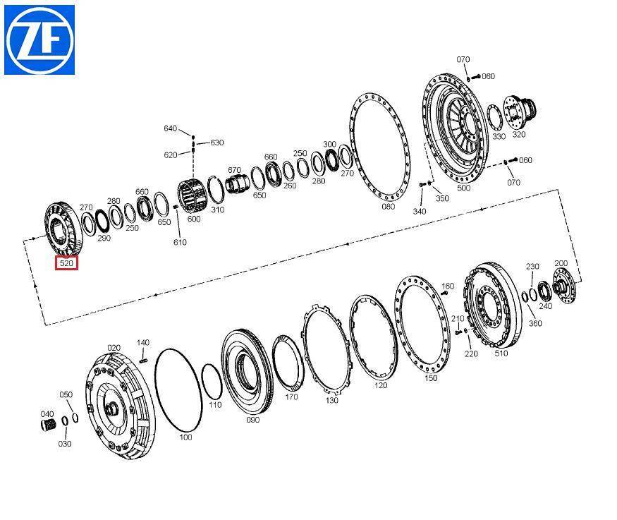 Stator Faun ATF 50 ZF transmission