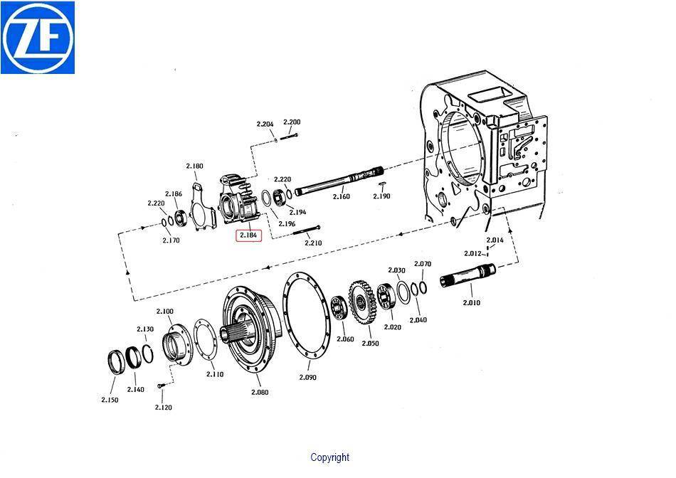 Gear pump 8483328 FAUN RTF 40-3