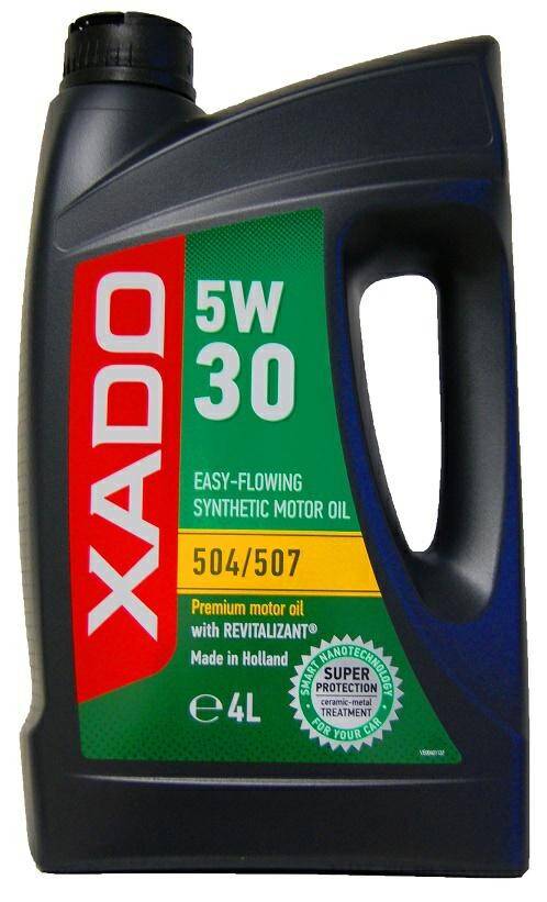 Xado Atomic Oil 504/507 5W30 4L (Zdjęcie 1)