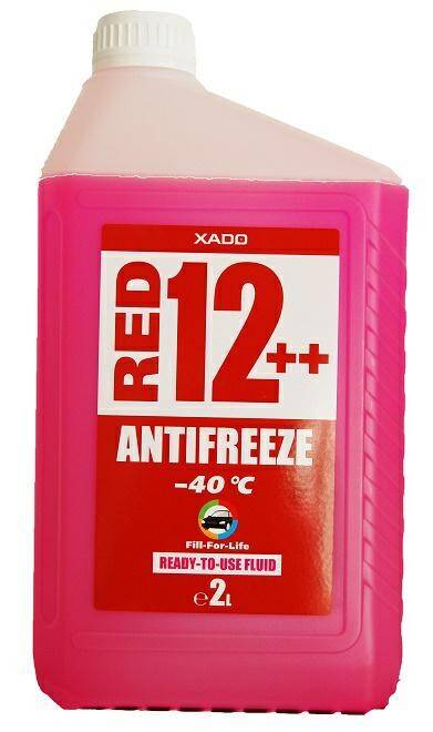 Xado Red 12++ Antifreeze Płyn Gotowy 2L