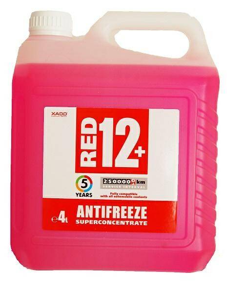 Xado Red 12+ Antifreeze koncentrat 4L