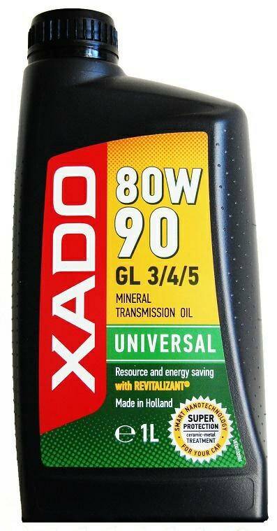 Xado Atomic Oil 80W90 GL3/4/5 1L  (Zdjęcie 1)