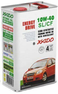 Xado Atomic Oil Energy Drive 10W40 SL/CF 4L