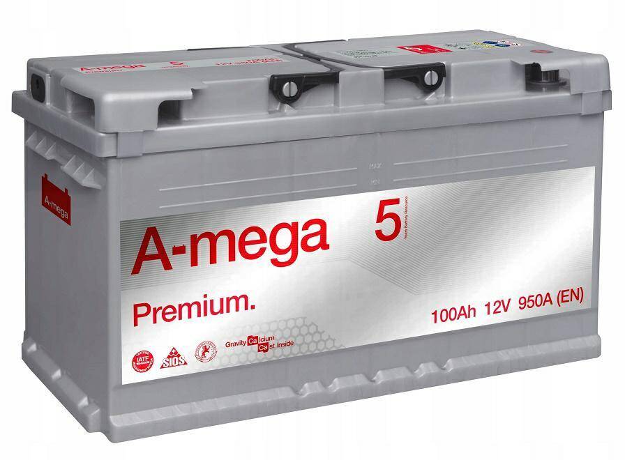 Amega M5 12V 100Ah 950A P+ 6CT-100-A3