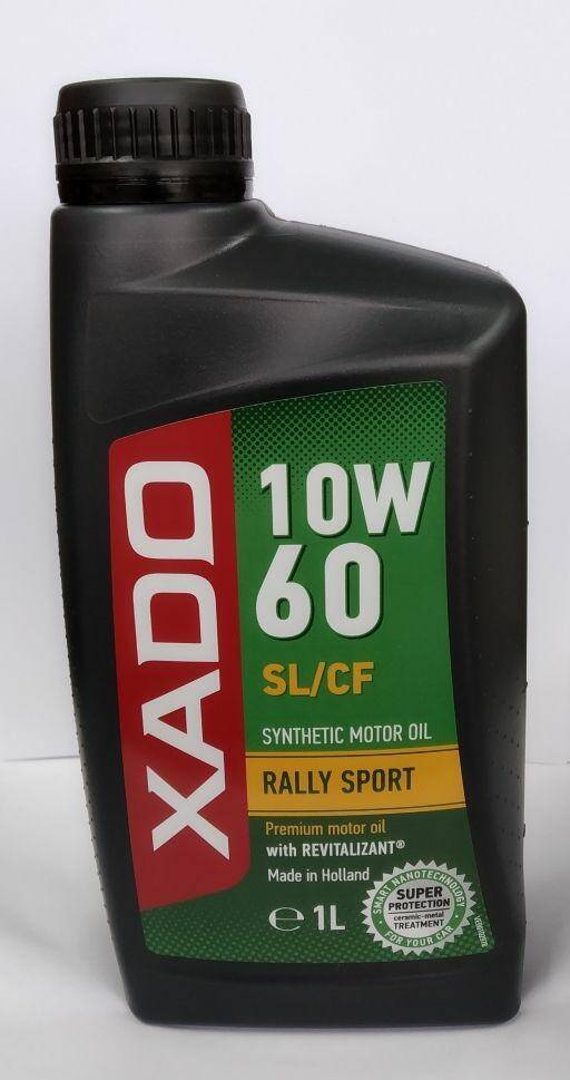 Xado Atomic Oil Rally Sport 10W60 SL/CF 1L  (Zdjęcie 1)