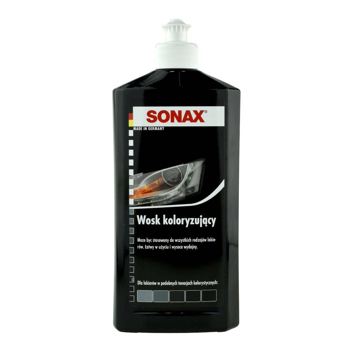 Sonax Wosk Koloryzujący czarny 500ml 