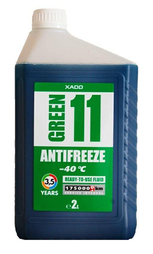 Xado Antifreeze Green 11 -40 2L Płyn chłodniczy