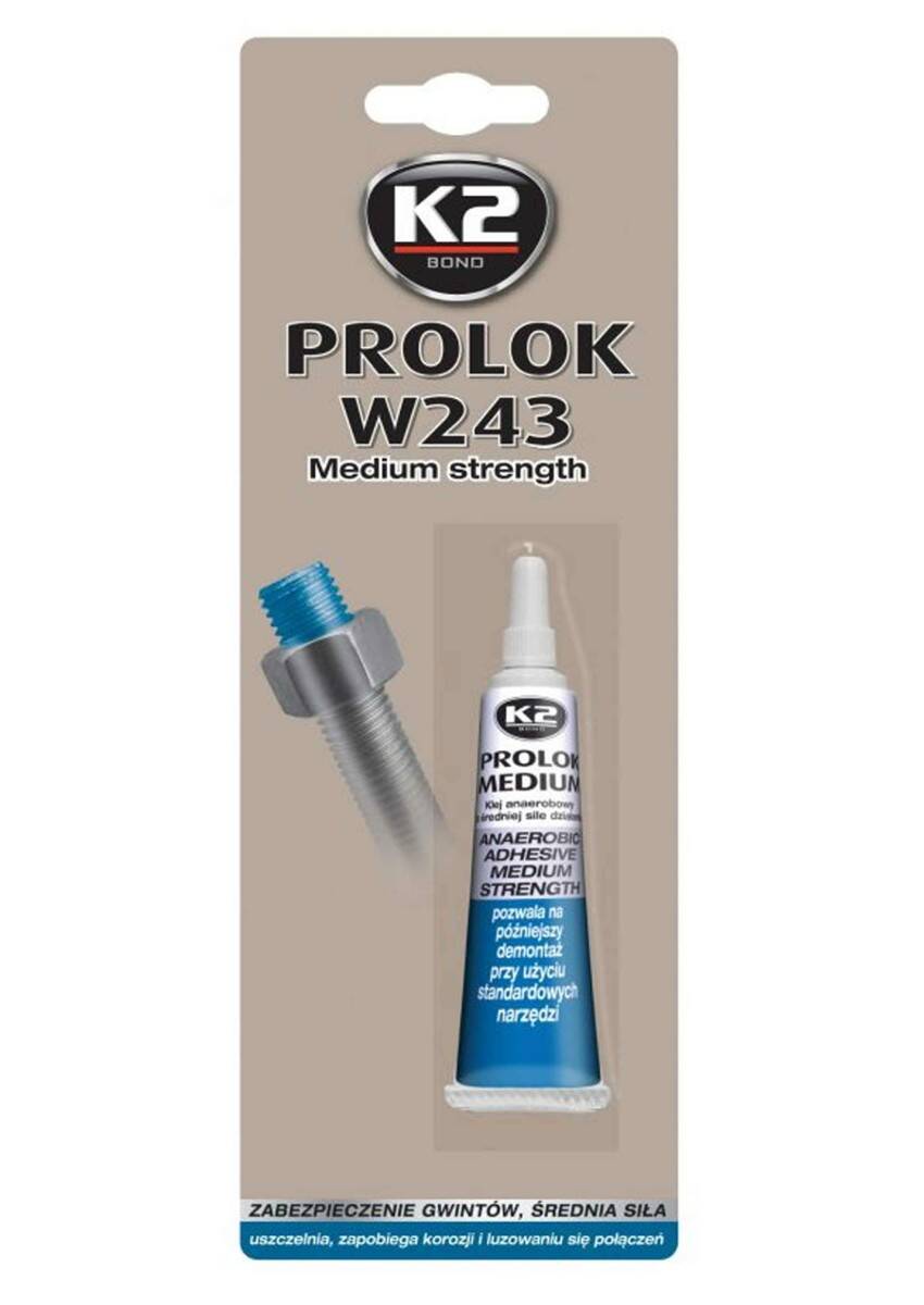 K2 Prolok Medium Anaerobowy Klej 6ml