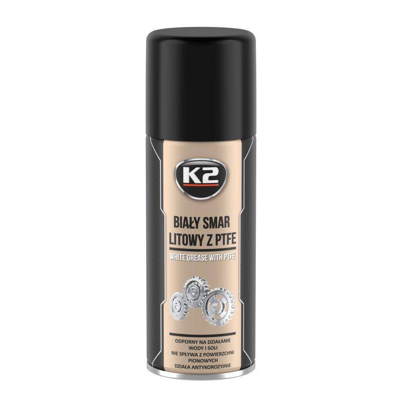 K2 Smar Biały Litowy PTFE W121