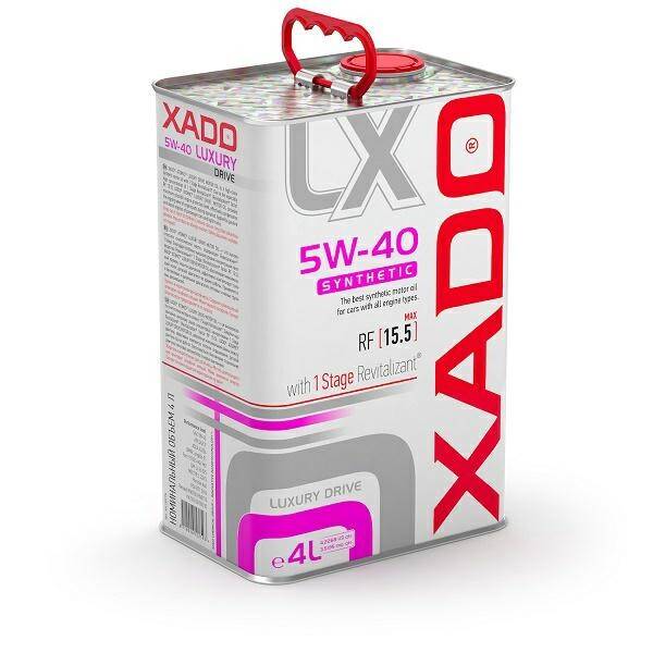 Xado Atomic Oil Luxury Drive 5w40 4L (Zdjęcie 1)