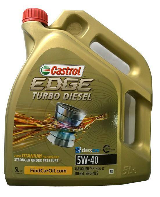 Castrol Edge Turbo Diesel 5W40 5L