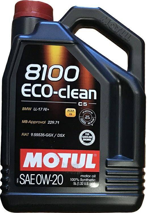 Motul 8100 Eco-Clean 0w20 5L