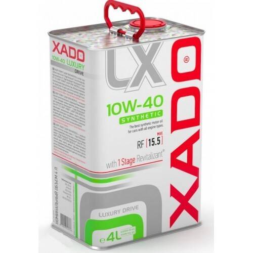 Xado Atomic Oil Luxury Drive 10w40 4L SYNTHETIC (Zdjęcie 2)