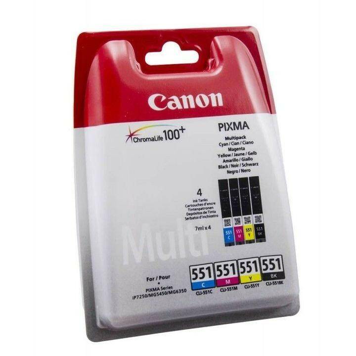 Tusze Canon CLI551 CMYK  Multipack (Zdjęcie 1)