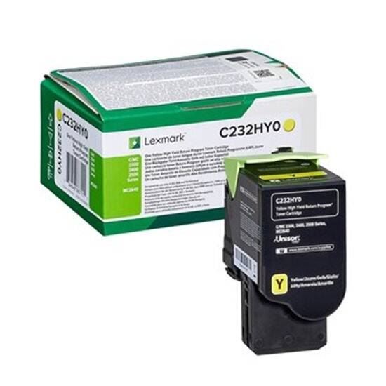 Toner Lexmark C232HY0 - yellow 2,3k