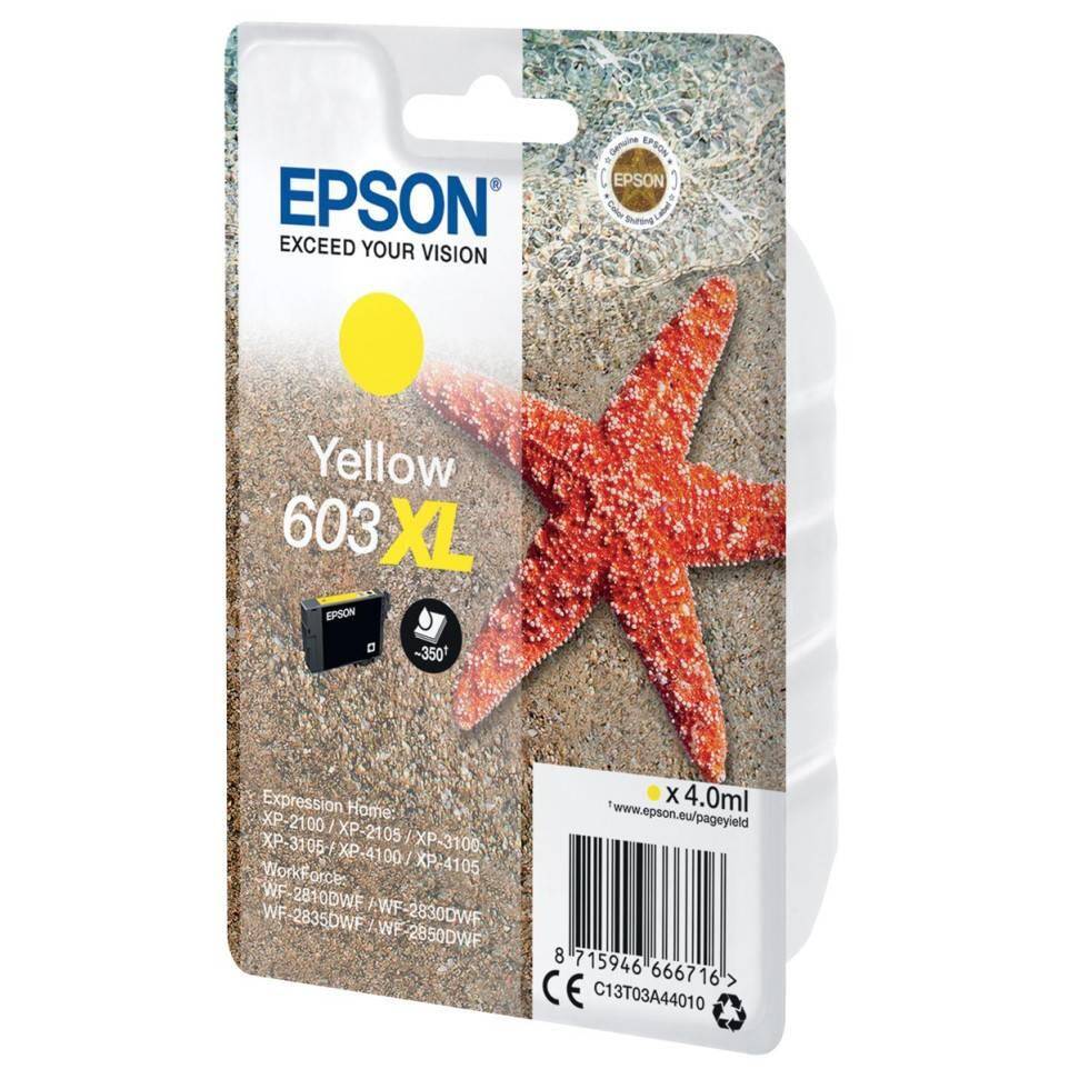 Tusz EPSON 603 XL - yellow  C13T03A44010 (Zdjęcie 1)