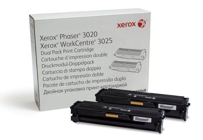 Tonery XEROX 3020, 3025 - dwupak 106R03048 (Zdjęcie 1)