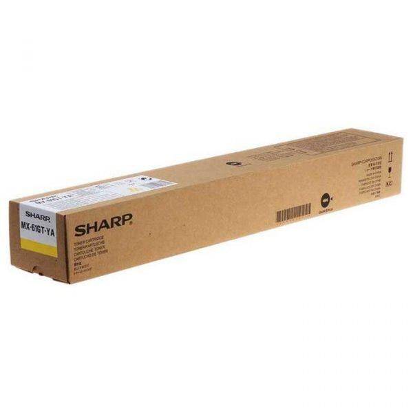 Toner SHARP MX-61GTYB - yellow