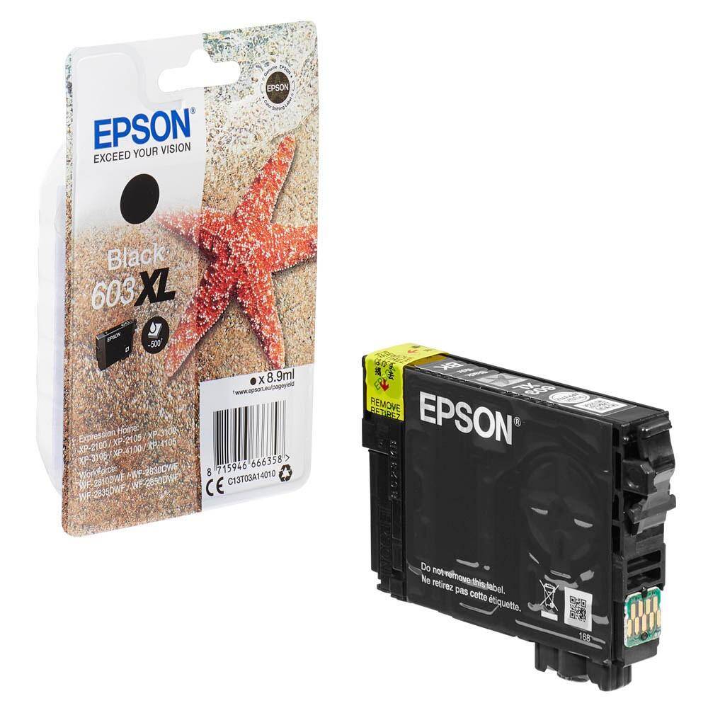 Tusz EPSON 603 XL - black  C13T03A14010