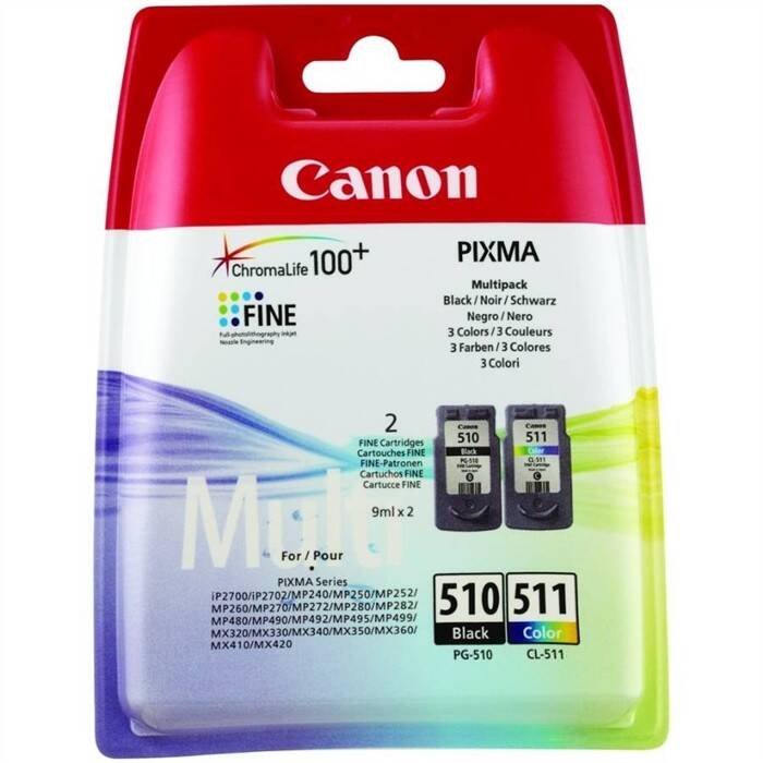 Multipack Canon PG510 + CL511 cz+k (Zdjęcie 1)