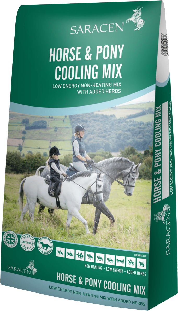 SARACEN Cooling Mix&Herbs 20kg - pasza dla koni nadpobudliwych (Zdjęcie 1)
