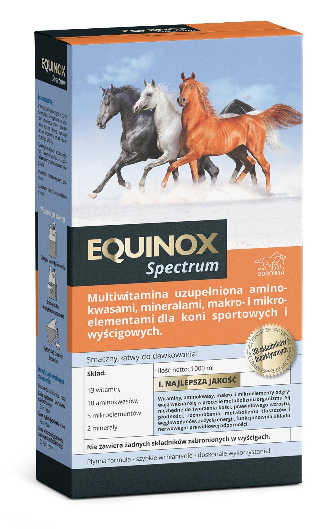 Equinox Spectrum - suplement uzupełniający dietę w witaminy i aminokwasy