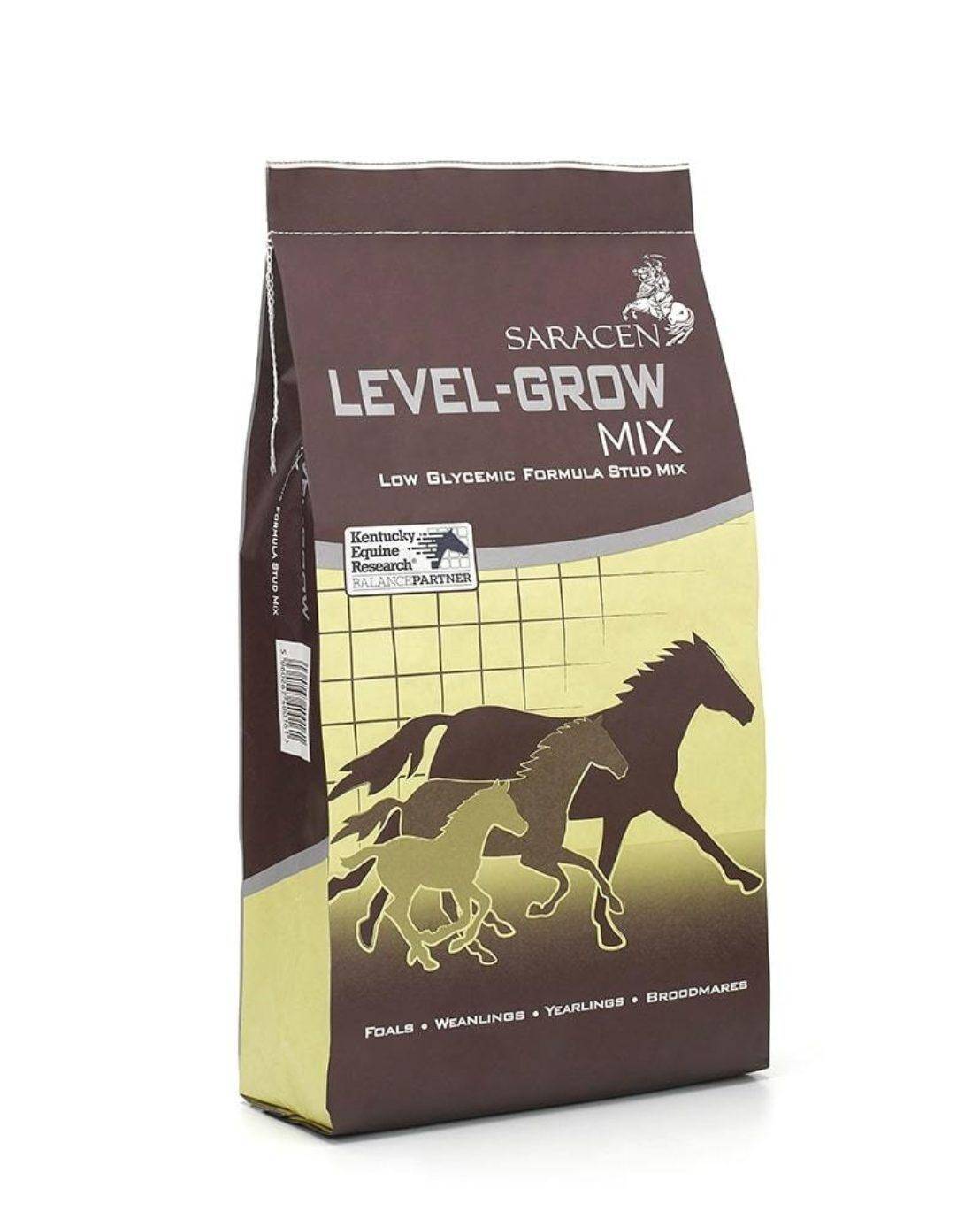 SARACEN Level- Grow Mix 20kg - pasza dla koni hodowlanych, źrebiąt, odsadów i młodzieży rosnącej (Zdjęcie 1)