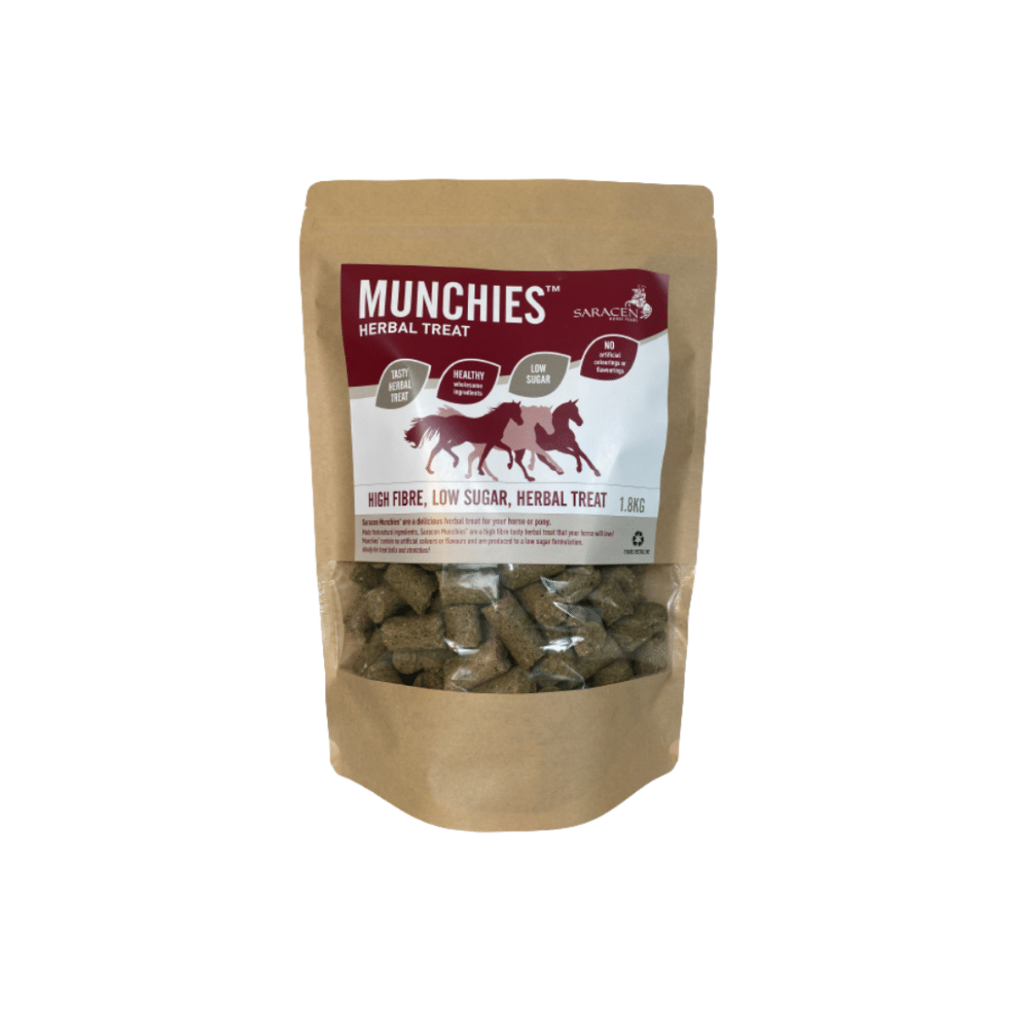 Saracen Munchies 1,8kg - ziołowe cukierki dla koni (Zdjęcie 1)