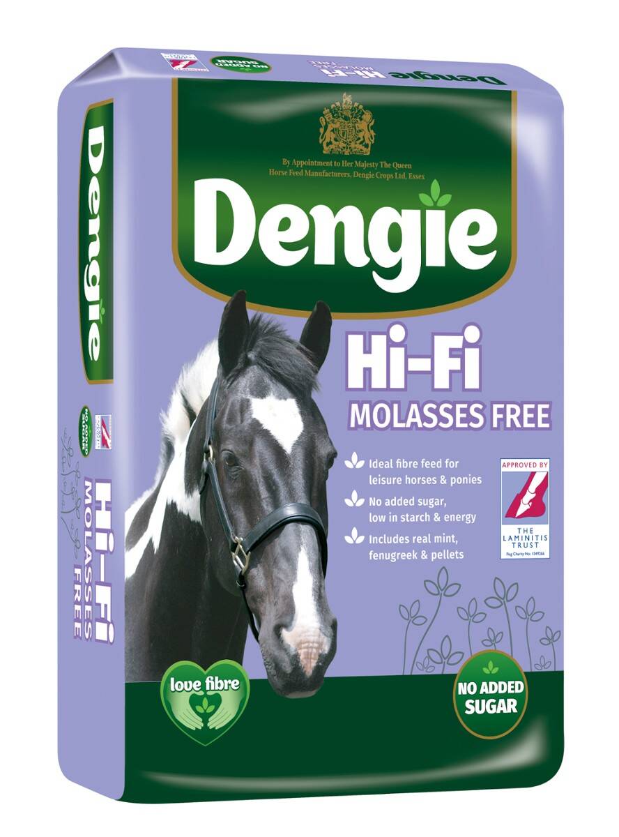 Dengie HI FI Molasses Free 20kg - niskokaloryczna sieczka dla koni