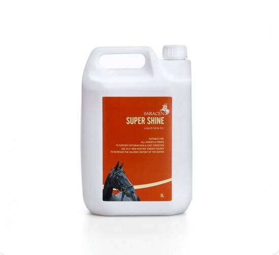 SARACEN Super Shine + 5L - Naturalny olej sojowy, lśniąca sierść