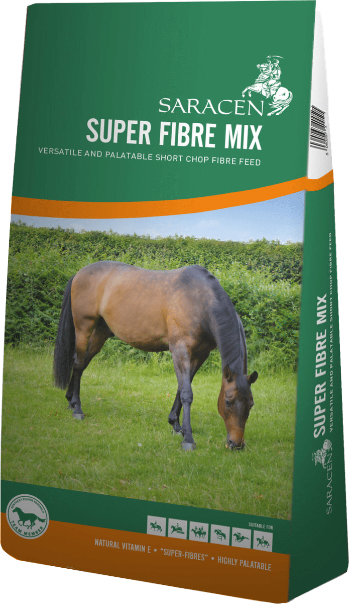 SARACEN Super  Fibre Mix 15kg - wysokostrawne włókna dla koni (Zdjęcie 1)