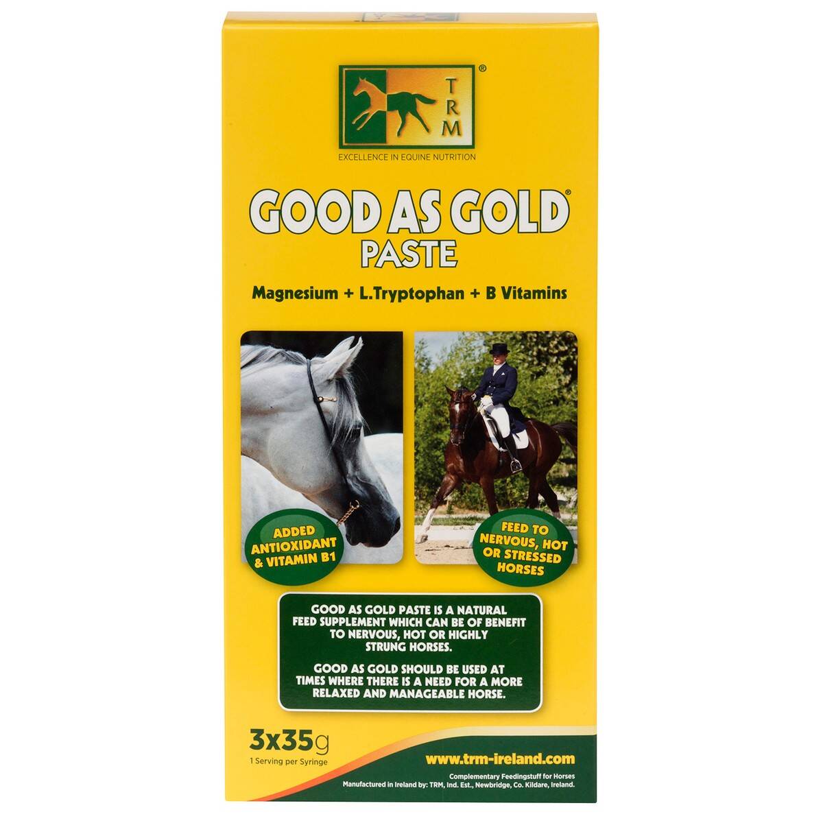 TRM Good  As Gold 3x35g - suplement dla koni wyciszający