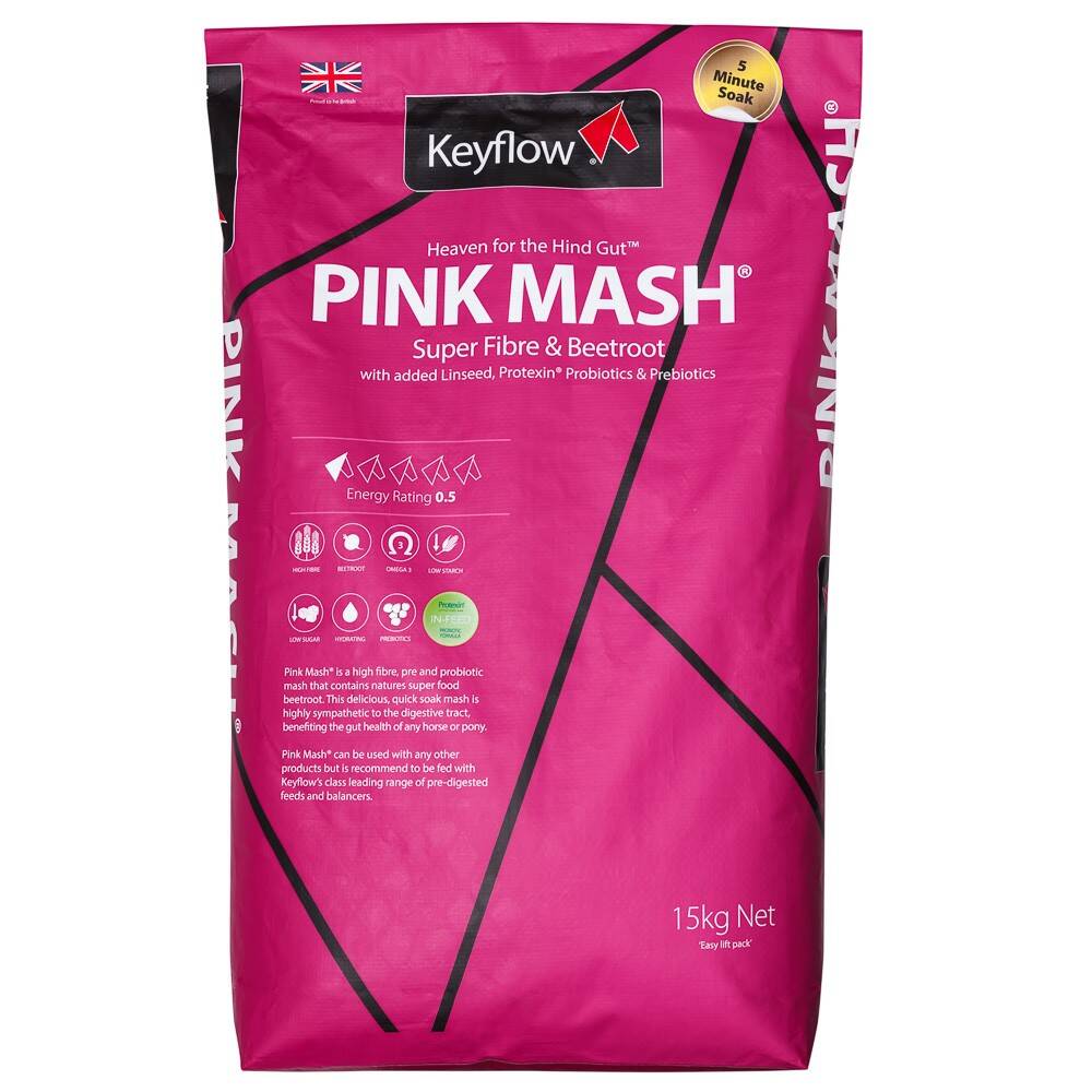 KeyFlow Pink Mash 15 kg - mesz dla koni