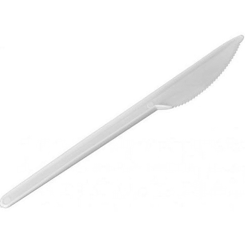 Nóż plastikowy biały
